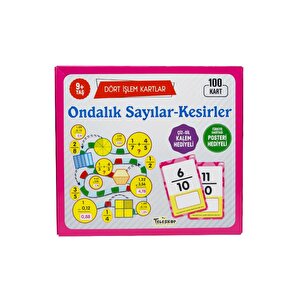 9 Yaş Ondalık Sayılar Kesirler Dört İşlem Kartlar Teleskop Popüler Bilim