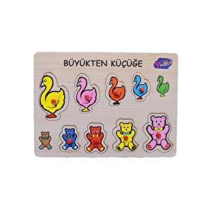 Ahşap Tutmalı Büyükten Küçüğe Oyuncak 1 Ony131/132 Playwood
