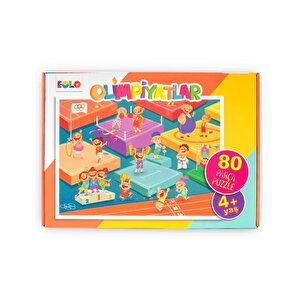 80 Parça Yer Puzzle Olimpiyatlar