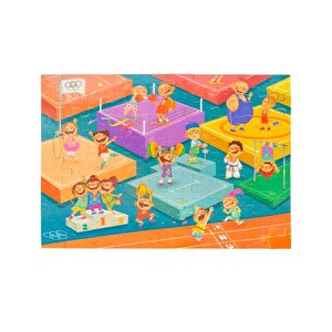 80 Parça Yer Puzzle Olimpiyatlar