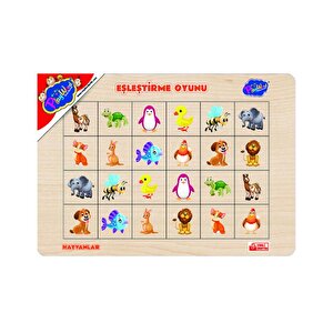 Ahşap Eğitici Eşleştirme Hayvanlar Ony268 Playwood