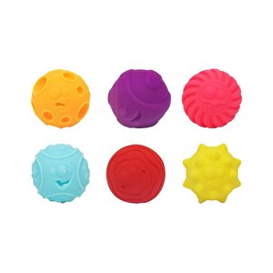 Erpa Oyuncak Soft Aktivite Topları 6lı Set Dikdörtgen Kutu