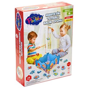Ahşap Manyetik Tutmalı Balık Oyunu Ony381 Playwood