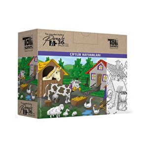 Çiftlik Hayvanları Puzzle Toli Games