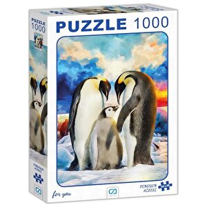Penguen Ailesi 1000 Parça Puzzle