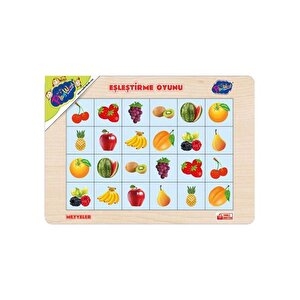 Ahşap Eğitici Eşleştirme Meyveler Ony275 Playwood