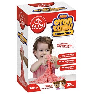 Bubu Kinetik Kum 500 Gr Kırmızı Ku0006
