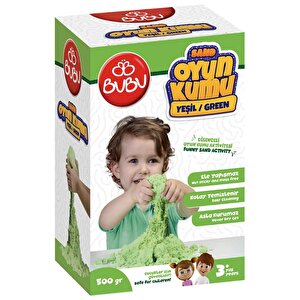 Bubu Kinetik Kum 500 Gr Yeşil Ku0003