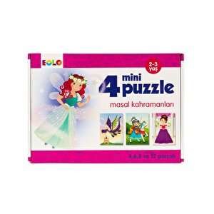 Eolo Masal Kahramanları 4 Mini Puzzle