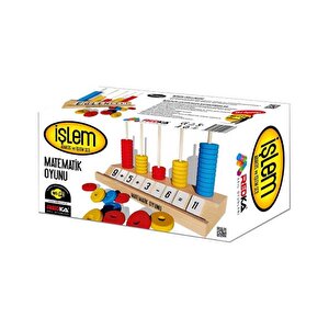 6 Yaş İşlem Abaküs Ve İşlem Seti Matematik Oyunu (redka)