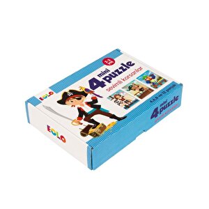 Eolo Sevimli Korsanlar 4 Mini Puzzle