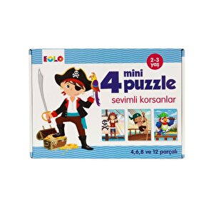Eolo Sevimli Korsanlar 4 Mini Puzzle