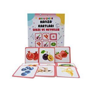 Akıllı Çocuk Hafıza Kartları Sebze Ve Meyveler Bubu