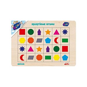 Ahşap Eğitici Eşleştirme Şekiller Ony266 Playwood