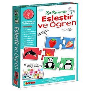 Eşleştir Ve Öğren Zıt Kavramlar Diytoy