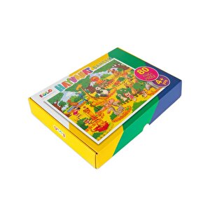 Eolo Hayvanat Bahçesi Puzzle 80 Parça