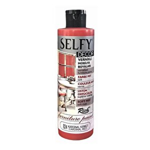 Selfy Decor Vernikli Boya Kardinal Kırmızı 240cc