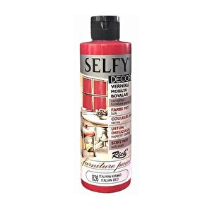 Selfy Decor Vernikli Boya İtalyan Kırmızı 240cc