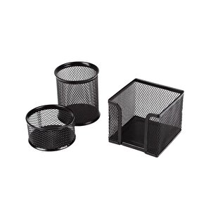 Perfore 3lü Ofis Seti Siyah 470g