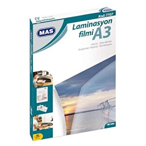 A3 125 Mic Laminasyon Filmi 100lü 7707
