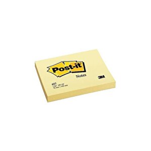 Post-it Yapışkanlı Not Kağıdı Sarı 657