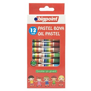 12li Yağlı Pastel Boya Seti