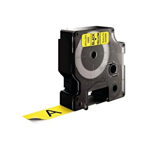 Dymo D1 Yedek Şerit 19mmx7m Sarı Siyah 45808