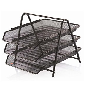 Cassa 3 Katlı Metal Evrak Rafı 8933