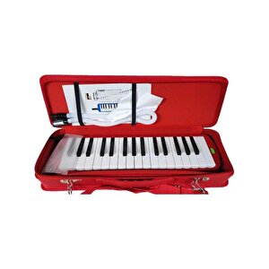 Logon Melodika 32 Tuşlu Klavyeli Kırmızı
