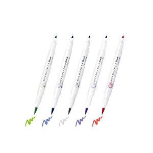 Mildliner Fırça Uçlu Fosforlu Kalem 5li Wft8 5cnc Model 2