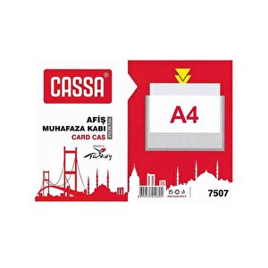 Cassa Afiş Muhafaza Kabı 7507