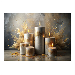 Simli Mumlar Art Mdf Poster 35cm X50cm 35x50 cm