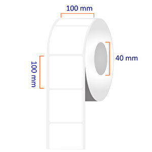 Eko Termal Rulo Etiket 100mm X 100mm 500 Adet