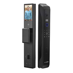 Akıllı Kilit Galaxy30 F Ultra, Yüz Tanıma, Avuç Tanıma, Kamera, Şifre, Kart, Parmak İzi, İç Panel Ekran, Wifi bağlantılı