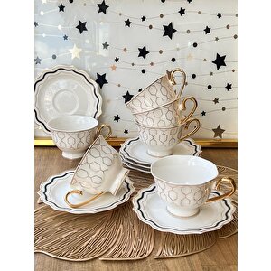 Çay Fincan Takımı Cheerful 6 Kişilik 12 Parça