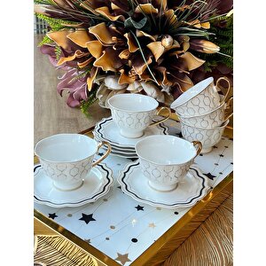 Çay Fincan Takımı Cheerful 6 Kişilik 12 Parça
