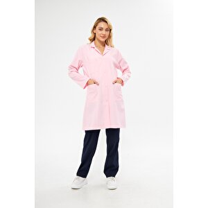 Alpaka Kumaş Öğrenci Önlüğü Pembe