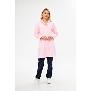 Alpaka Kumaş Öğrenci Önlüğü Pembe XL