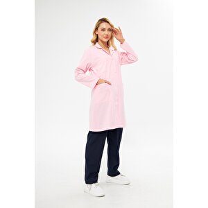 Alpaka Kumaş Öğrenci Önlüğü Pembe