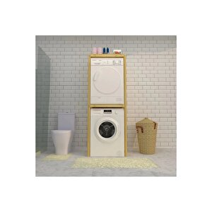 Enjoylifetasarım Doğal Ahşap Banyo Makine Organizeri