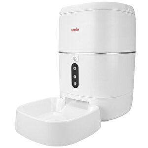 Um-pf2021a Otomatik Yem Kabı Sesli Mesajlı 6l Wifi Tuya Destekli Akıllı Kedi Köpek Besleyici
