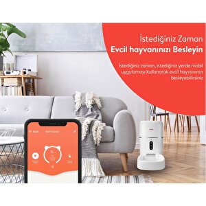Umie Um-pf2021a Otomatik Yem Kabı Sesli Mesajlı 6l Wifi Tuya Destekli Akıllı Kedi Köpek Besleyici