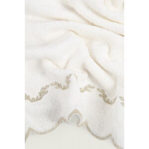 İrya Norena Banyo Havlusu Ekru 90x150
