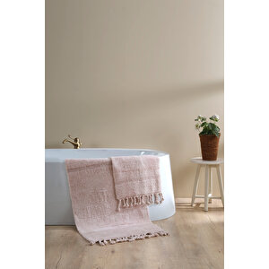İrya Paloma Banyo Paspası 2'li Pudra 40x60+60x90 Pudra