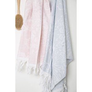 İrya Paloma Banyo Havlusu Pembe 90x170 Pembe