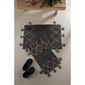 Agnes Banyo Paspası Gri 40x60+60x90 Gri