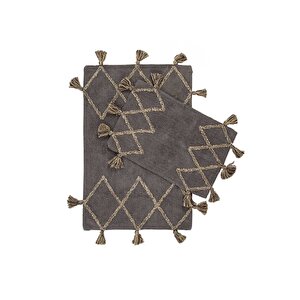 Agnes Banyo Paspası Gri 40x60+60x90 Gri