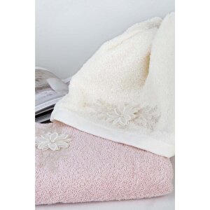 İrya Desire Yüz Havlusu Pudra 50x90 Pudra
