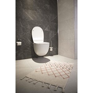 İrya Neveda Banyo Paspası Rose 60x90 Gül Kurusu