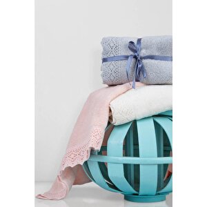 İrya Lacy Havlu Açık Gri 90x150